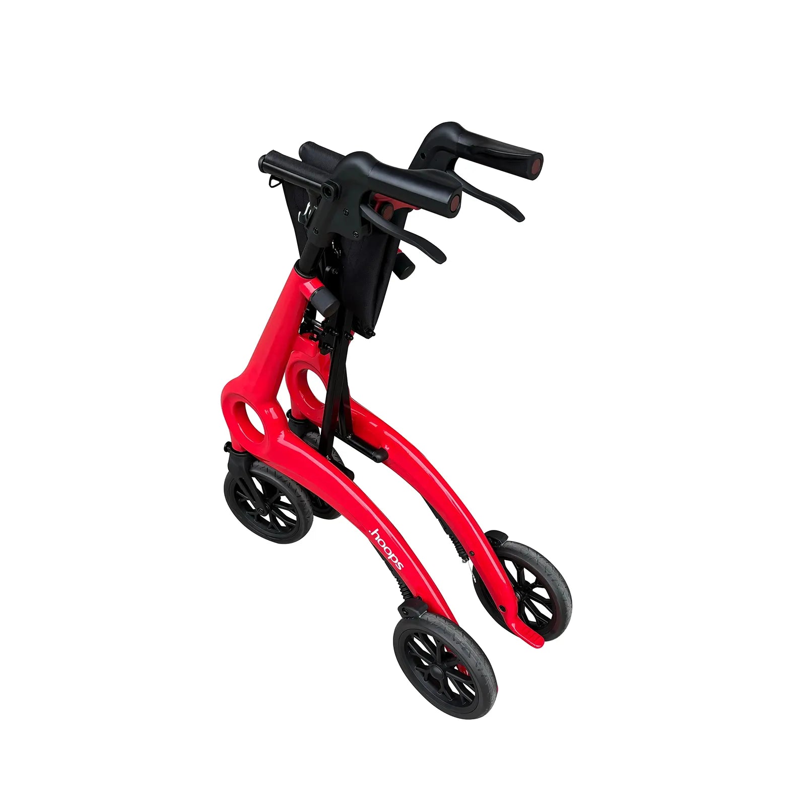 KINDCARE Forte: A silver cart with a U-shaped handle that allows for easy walking and sitting